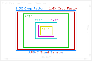 Digital Camera Sensor Sizes: How it Influences Your Photography