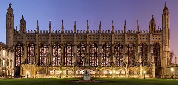 King's College Chapel at Cambridge University in England