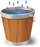 exposure bucket analogy diagram
