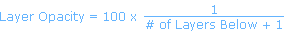 Formula for Averaging with Layers
