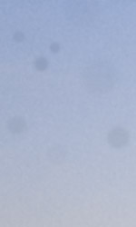 crop of dust in sky on a dirty camera sensor