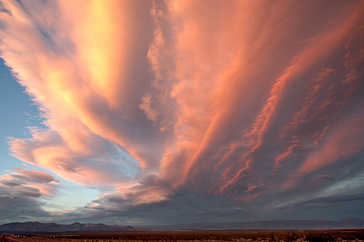 Sunset near Death Valley, California, USA